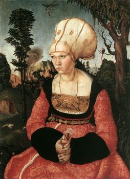 盧卡斯 伊爾 韋基奧 尅拉納赫 Portrait of Anna Cuspinian 盧卡斯 伊爾 韋基奧 尅拉納赫 Portrait of Anna Cuspinian